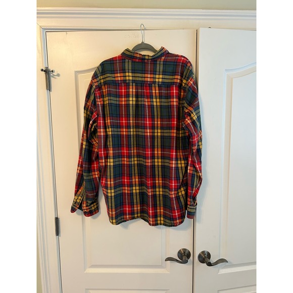 Izod Long Sleeved Flannel Polo - Size L - New with Tags - Picture 4 of 7